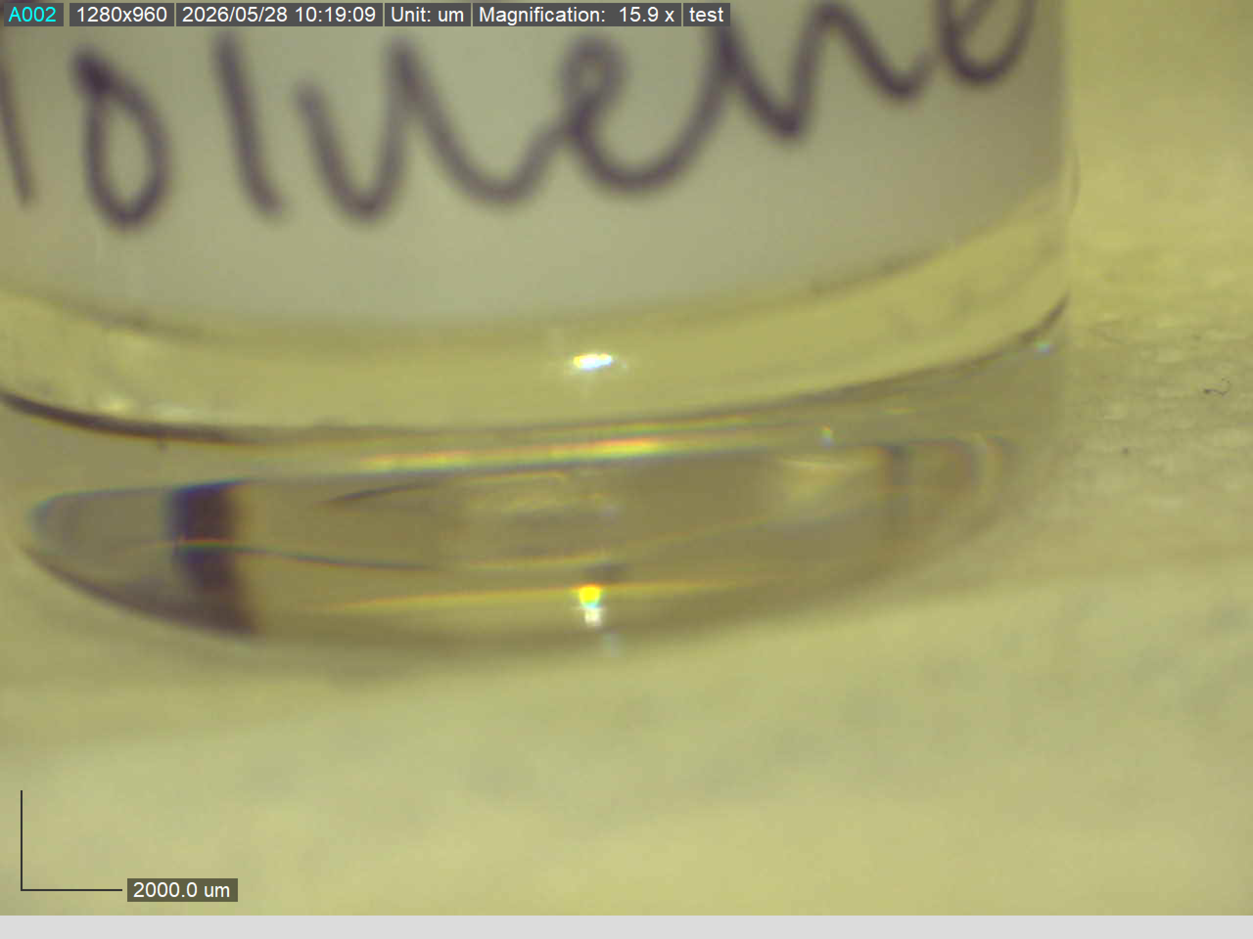 Vial of Toluene