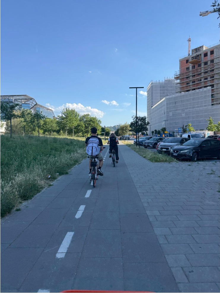 Bike ride from the lab to Bologna city center